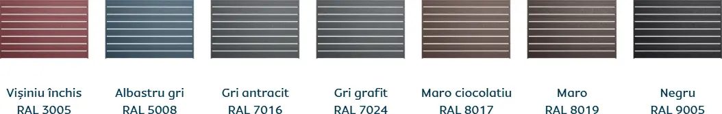 Culori disponibile Caretta X120 Mixt - finisaj Briliant Duo