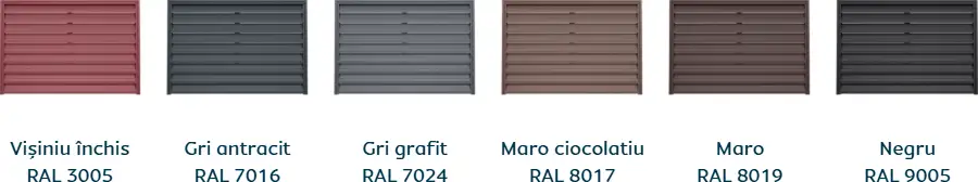 Culori disponibile Caretta X121 - finisaj Fresco Duo