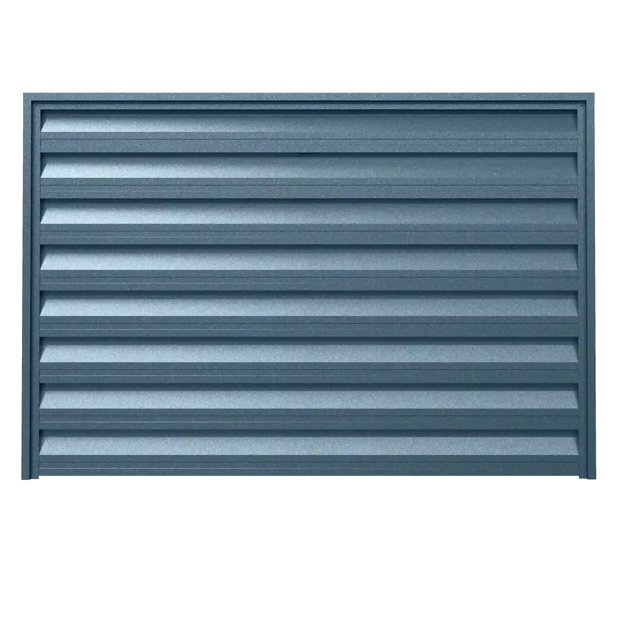 Gard metalic tip jaluzea Caretta X135-2F Albastru gri