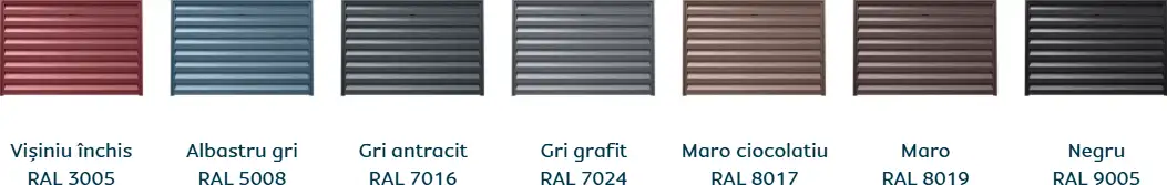 Culori disponibile Caretta X135 - finisaj Briliant Duo