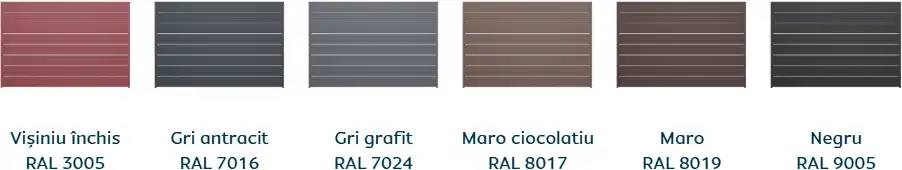 Culori disponibile Caretta X140 - finisaj Fresco Duo