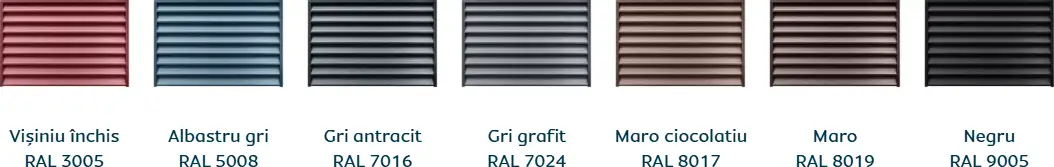Culori disponibile Caretta X174 - finisaj Briliant Duo