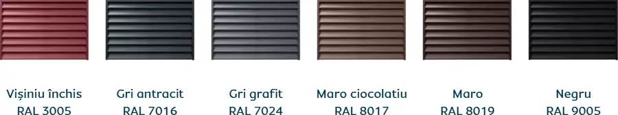 Culori disponibile Caretta X174 - finisaj Fresco Duo
