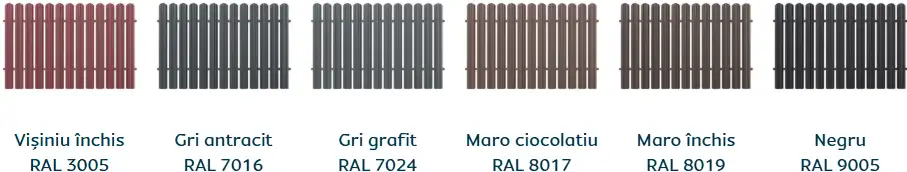 Culori disponibile Caretta Y115 Vertical - finisaj Fresco Duo