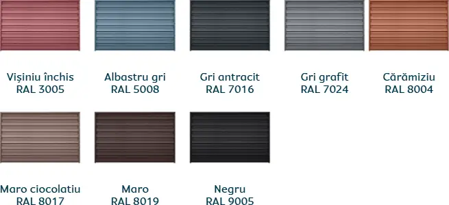 Culori disponibile Caretta CRT 18P - finisaj Briliant Duo