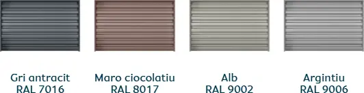 Culori disponibile Caretta CRT 18P - finisaj Lustro