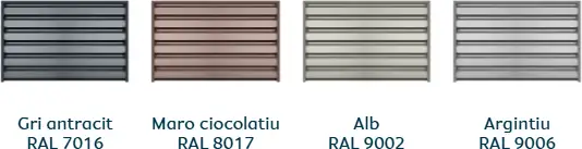 Culori disponibile Caretta CRT 35P - finisaj Lustro