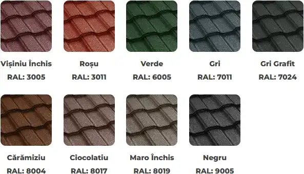Culori disponibile Bilka Adriatic - finisaj GrandeMat