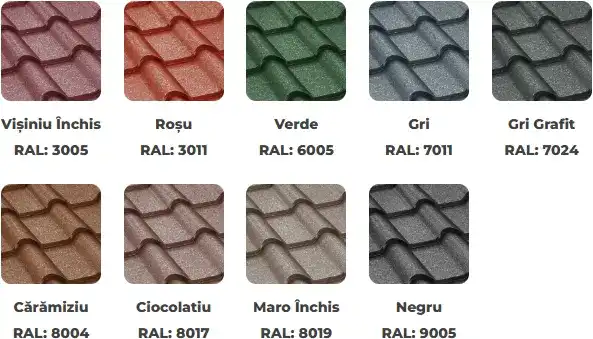 Culori disponibile Bilka Balcanic - finisaj GrandeMat