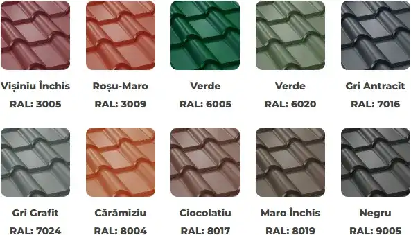 Culori disponibile Bilka Balcanic - finisaj Mat