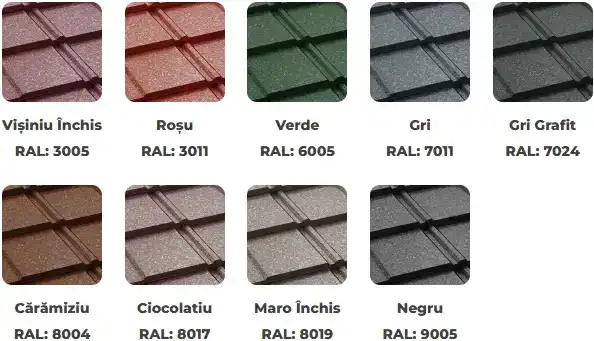 Culori disponibile Bilka Britanic - finisaj GrandeMat