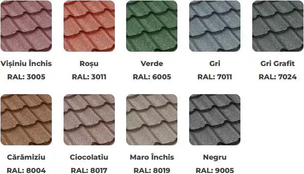 Culori disponibile Bilka Clasic - finisaj GrandeMat