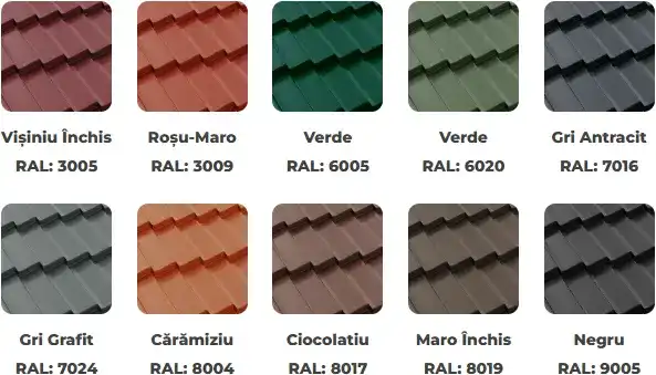Culori disponibile Bilka Dacic - finisaj Mat