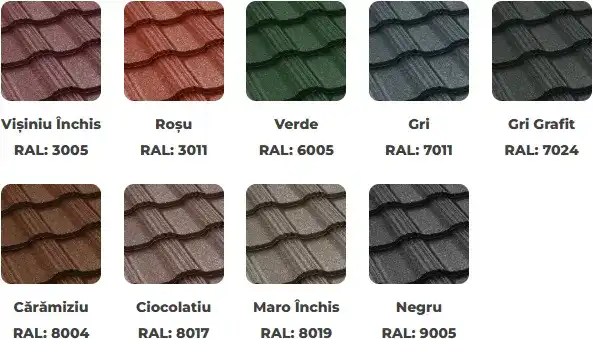 Culori disponibile Bilka Hellenic - finisaj GrandeMat