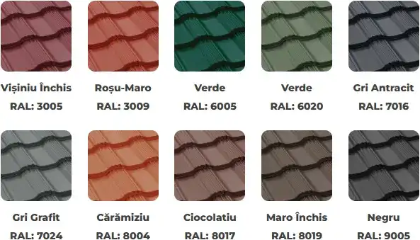 Culori disponibile Bilka Hellenic - finisaj Mat