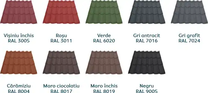 Culori disponibile Caretta Attica - finisaj Fresco