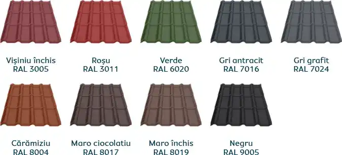Culori disponibile Caretta Bello - finisaj Fresco