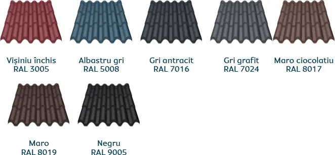 Culori disponibile Caretta Nobel - finisaj Briliant Duo