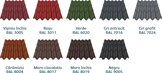Culori disponibile Caretta Nobel - finisaj Fresco