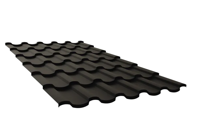 Țiglă metalică Metigla Star Negru