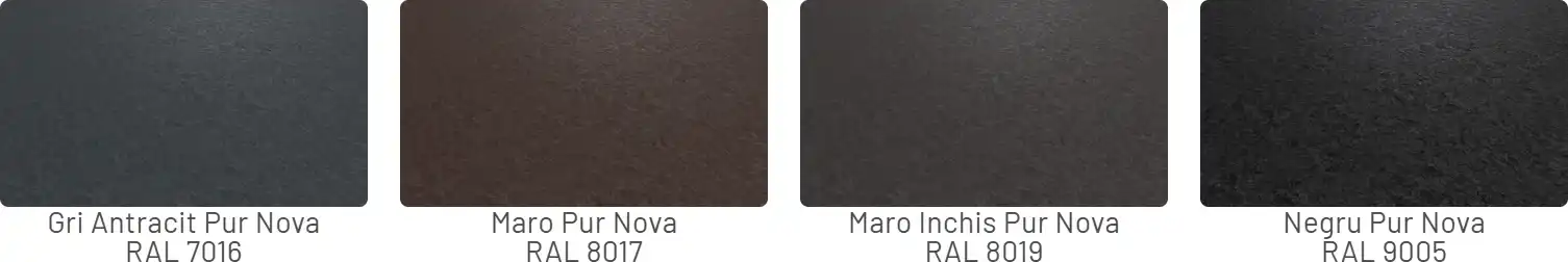 Culori disponibile Metigla Teck - finisaj Pur Nova