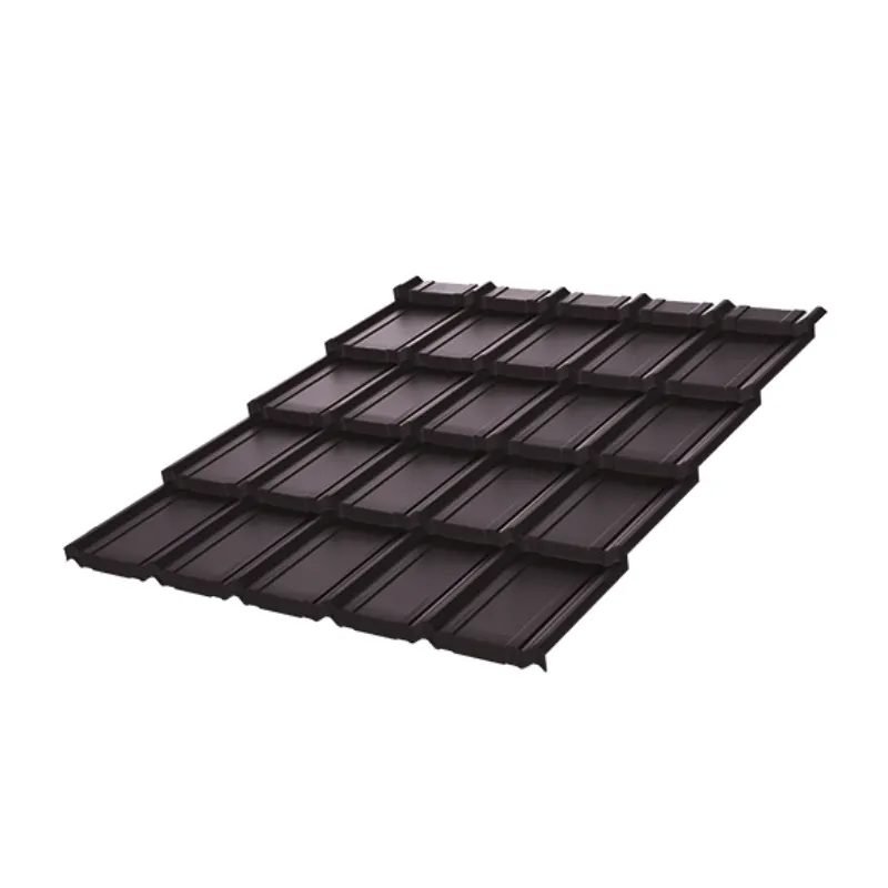 Țiglă metalică RoofArt Nordica Negru RAL 9005